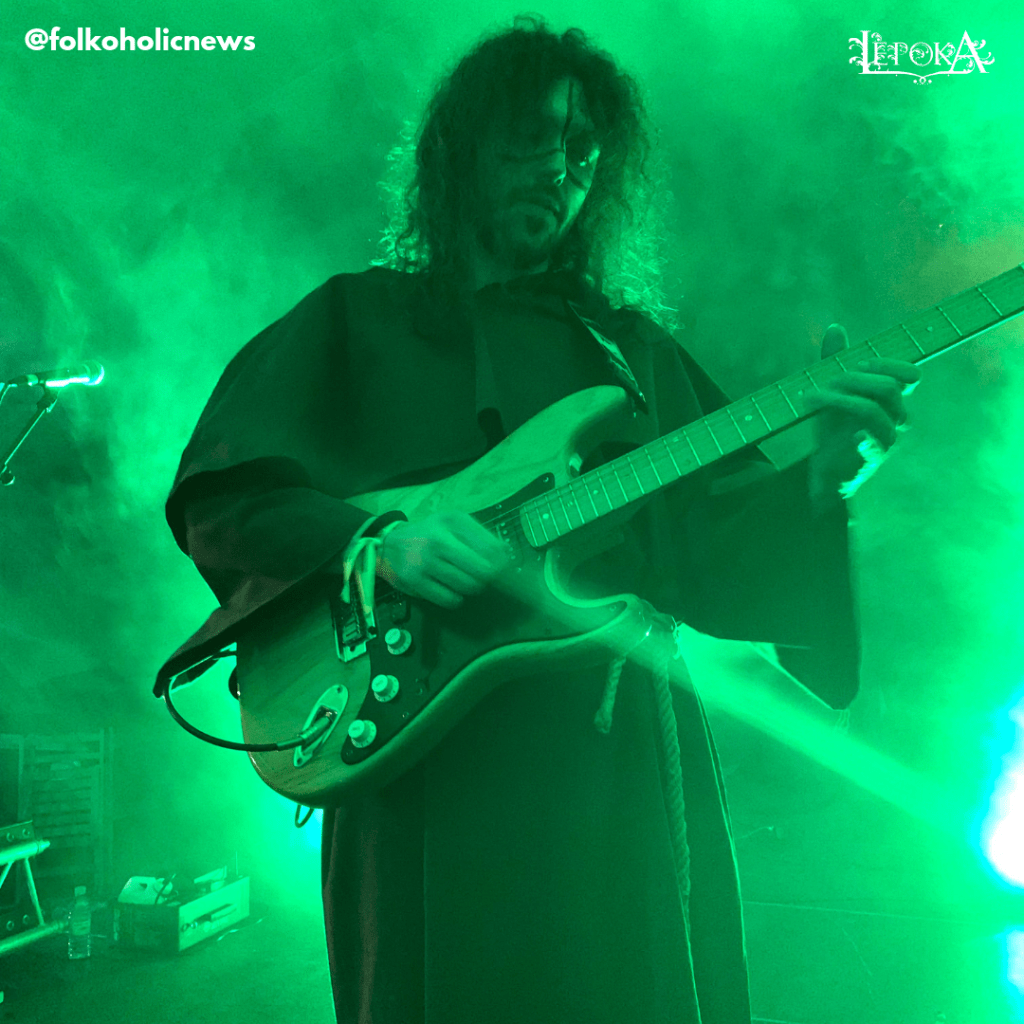 Dio guitarrista de Lepoka durante el Urdufolk